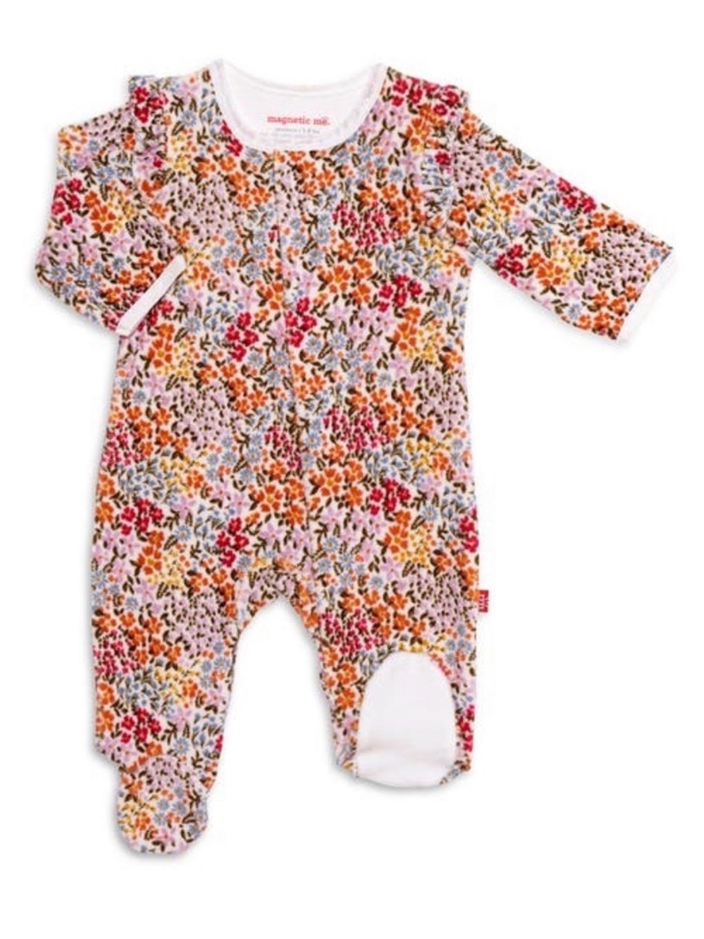 Magnetic Me Velour Footie Pajama